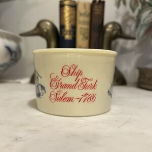 Old Spice Shulton Ship Grand Turk Salem 1786 Collectible Shaving Mug Vintage